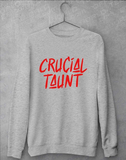 Crucial Taunt Sweatshirt S / Heather Grey  - Off World Tees