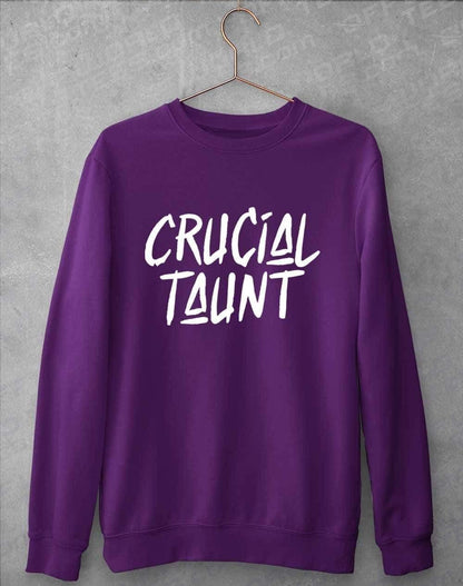 Crucial Taunt Sweatshirt S / Purple  - Off World Tees