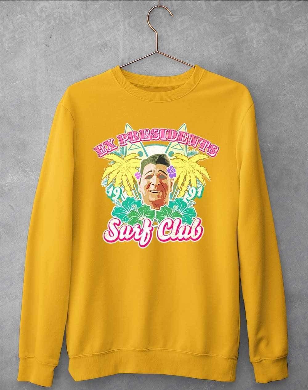 Ex Presidents Surf Club Sweatshirt S / Gold  - Off World Tees