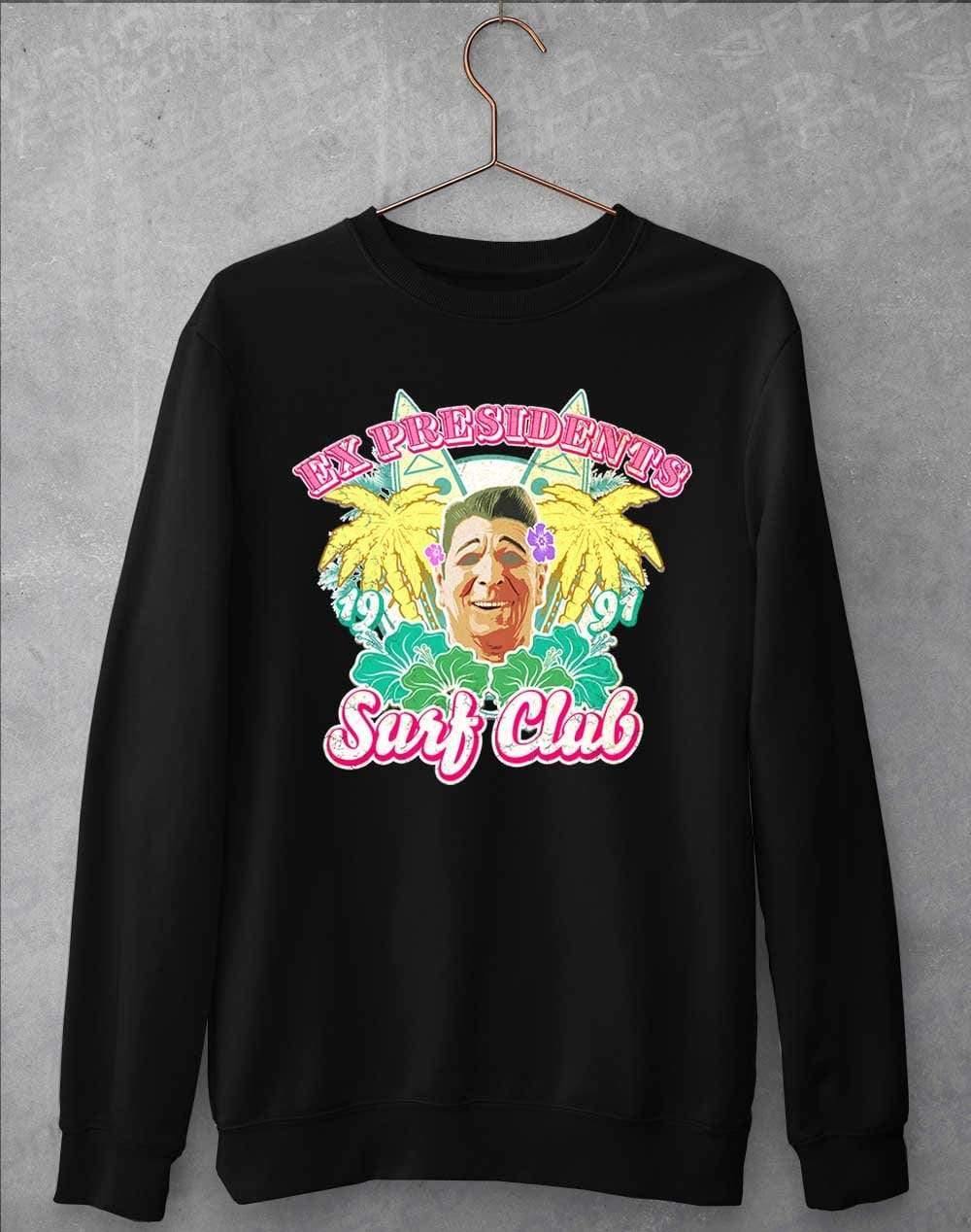 Ex Presidents Surf Club Sweatshirt S / Jet Black  - Off World Tees