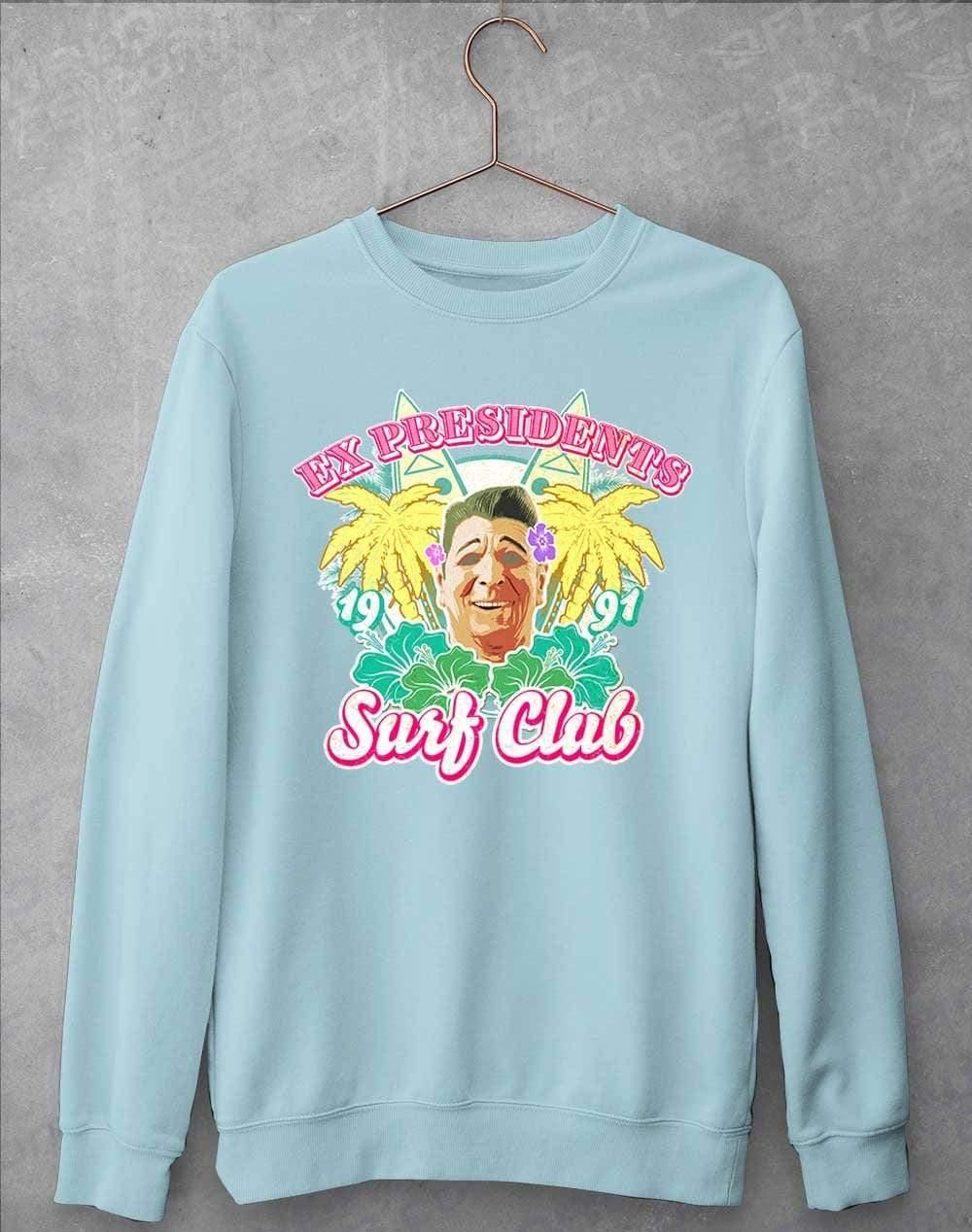 Ex Presidents Surf Club Sweatshirt S / Sky Blue  - Off World Tees