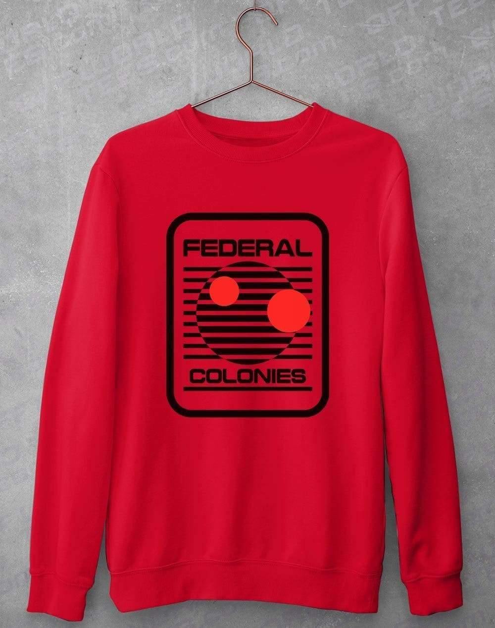 Federal Colonies Sweatshirt S / Fire Red  - Off World Tees