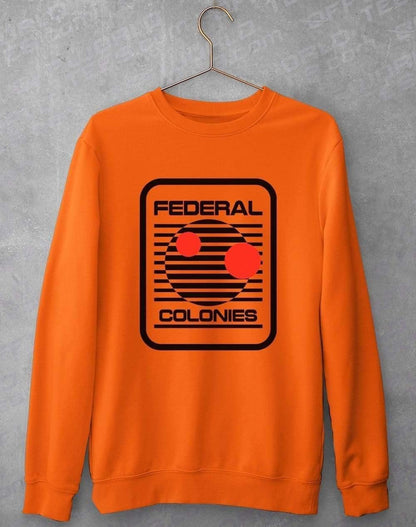 Federal Colonies Sweatshirt S / Orange Crush  - Off World Tees