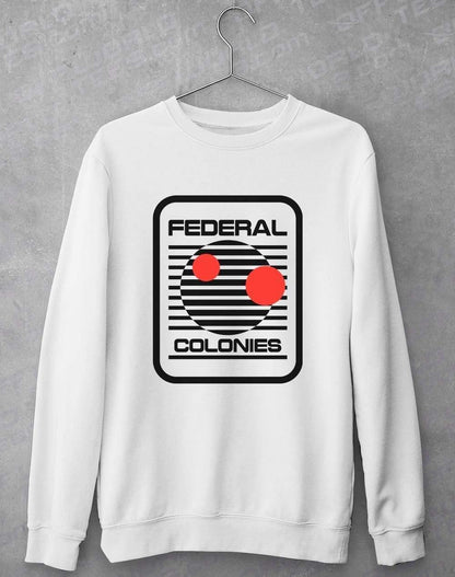 Federal Colonies Sweatshirt S / White  - Off World Tees