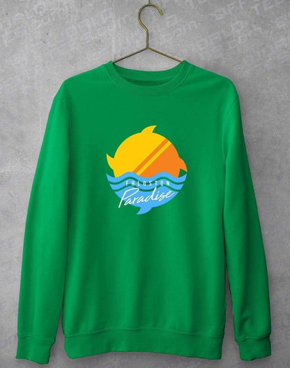 Fhloston Paradise Classic Sweatshirt S / Kelly Green  - Off World Tees