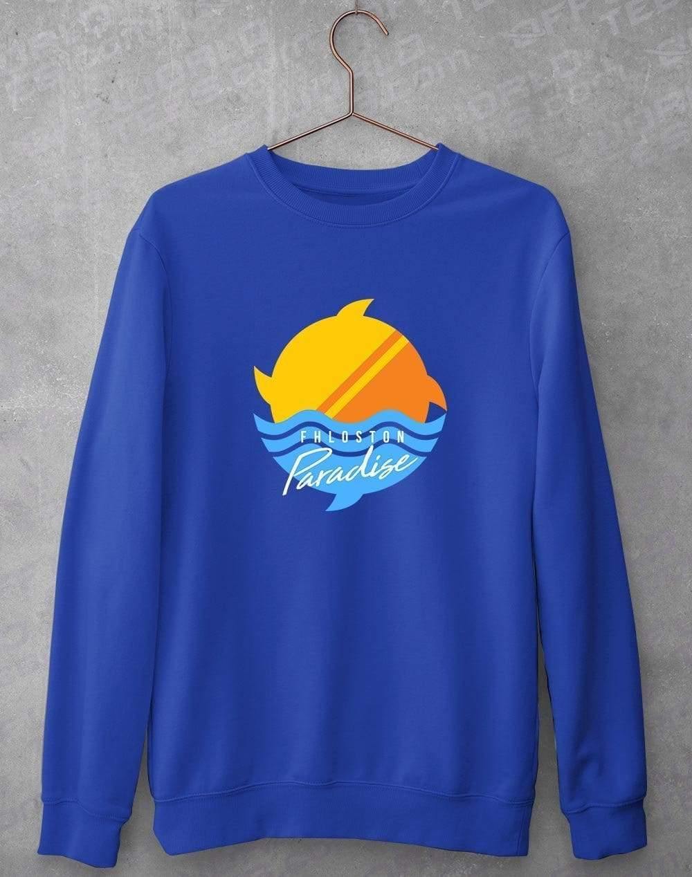 Fhloston Paradise Classic Sweatshirt S / Royal Blue  - Off World Tees