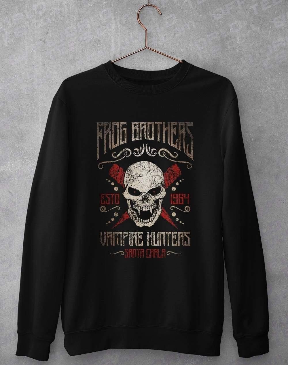 Frog Brothers Vampire Hunters Sweatshirt S / Black  - Off World Tees