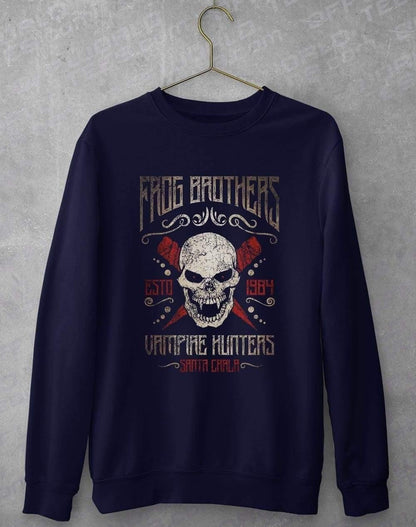 Frog Brothers Vampire Hunters Sweatshirt S / Oxford Navy  - Off World Tees
