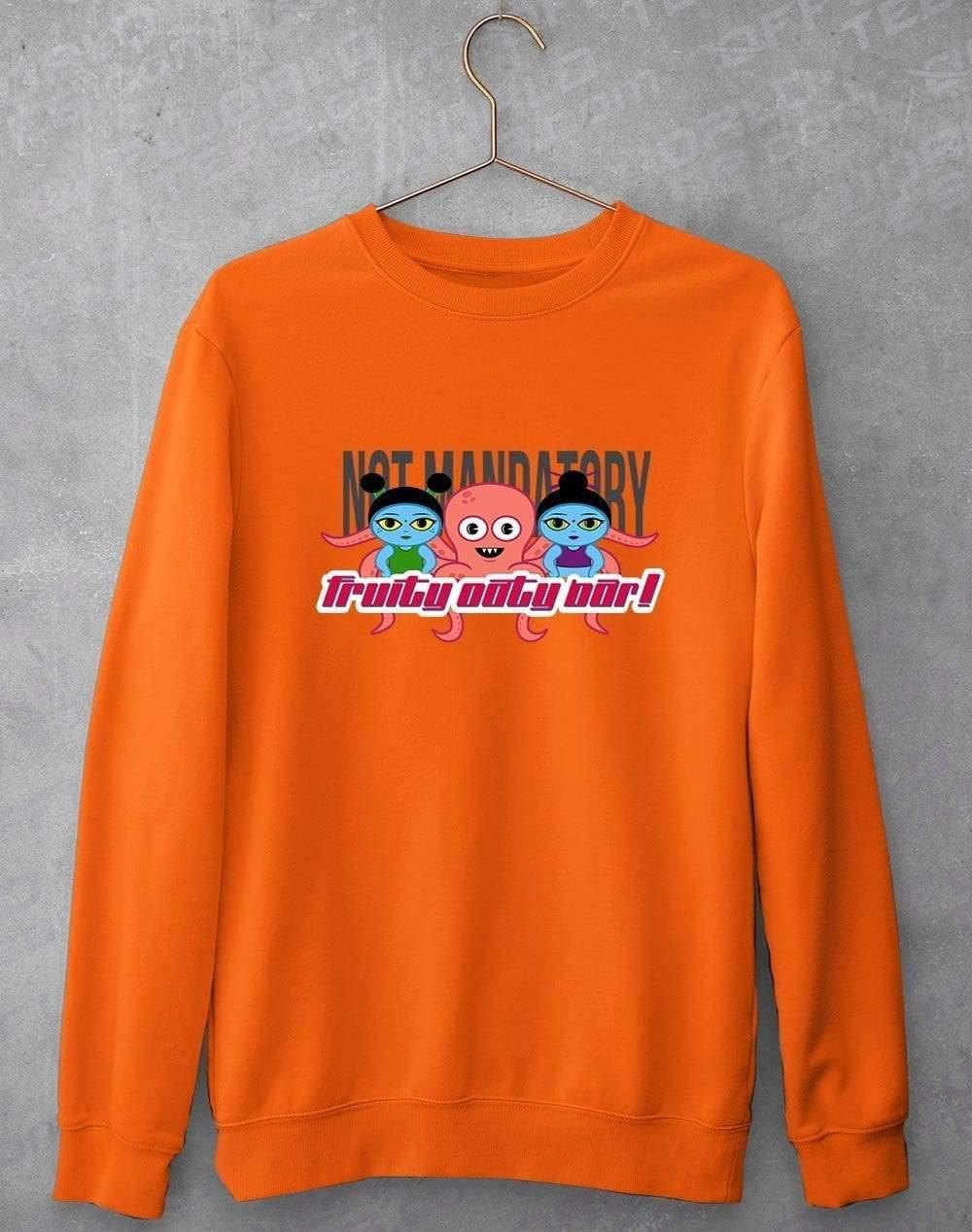 Fruity Oaty Bar Sweatshirt S / Orange Crush  - Off World Tees