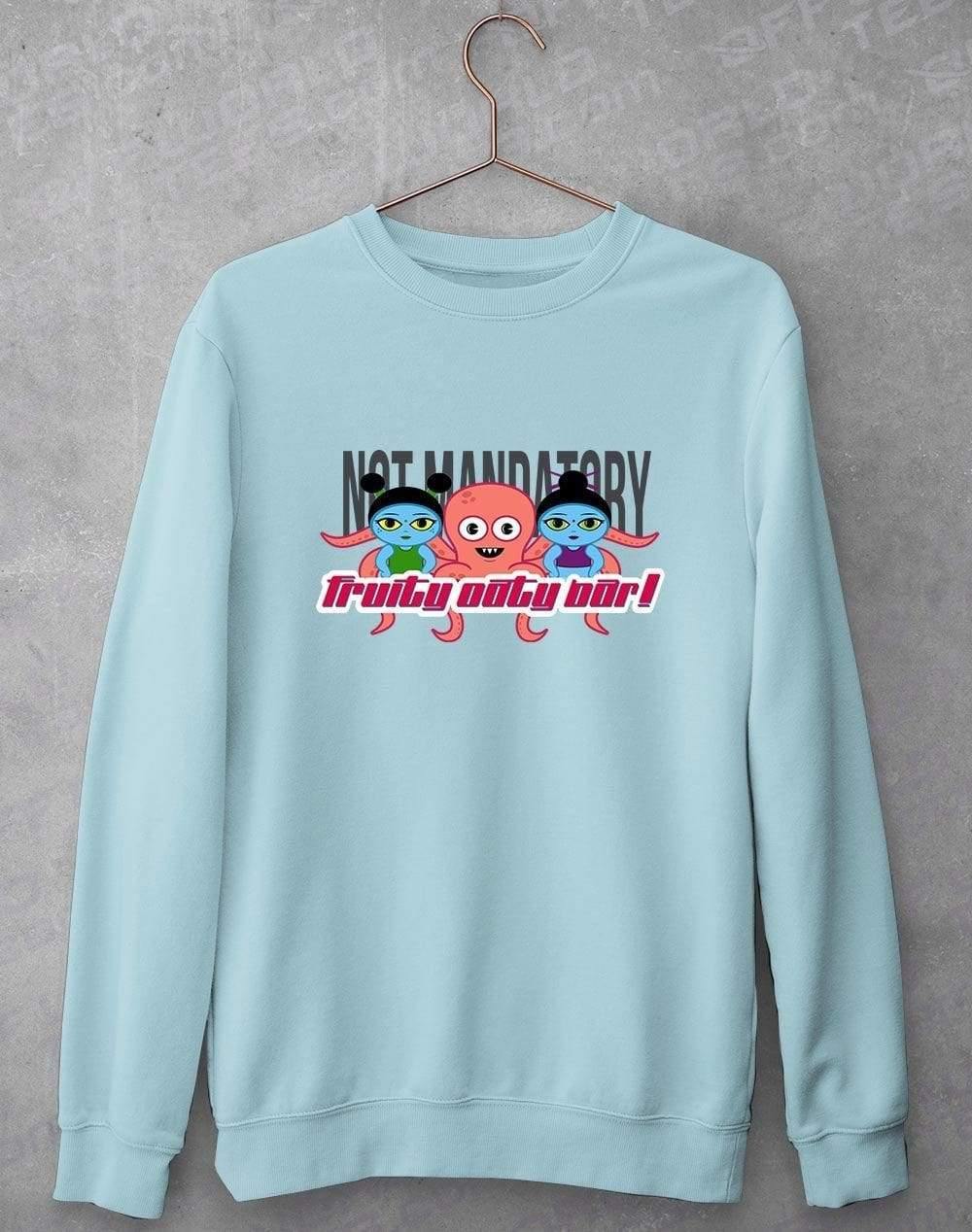 Fruity Oaty Bar Sweatshirt S / Sky Blue  - Off World Tees