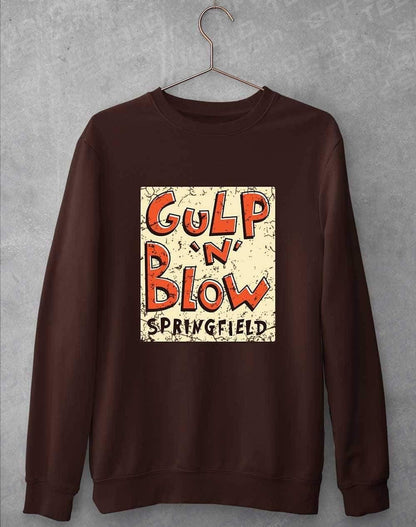 Gulp N Blow Sweatshirt S / Hot Chocolate  - Off World Tees