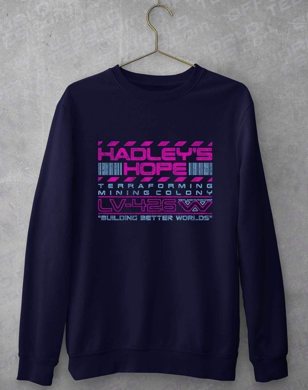 Hadleys Hope Aliens Sweatshirt S / Navy  - Off World Tees