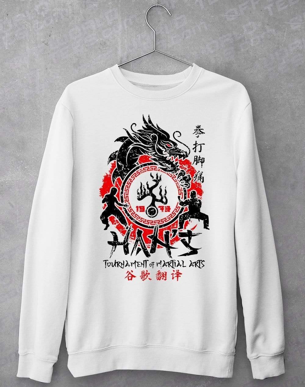 Han's Tournament of Martial Arts Sweatshirt XS / Arctic White  - Off World Tees