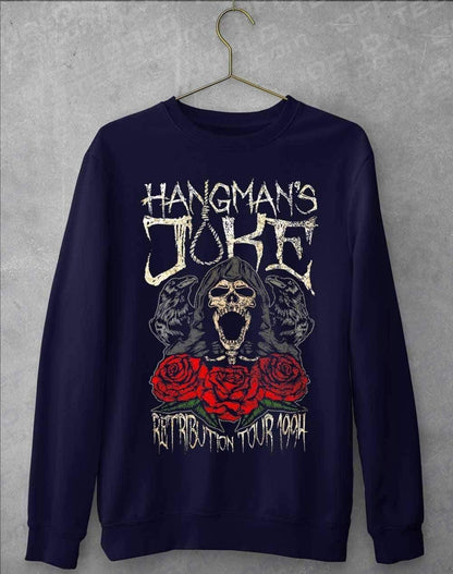 Hangman's Joke Retribution Tour 94 Sweatshirt S / Oxford Navy  - Off World Tees