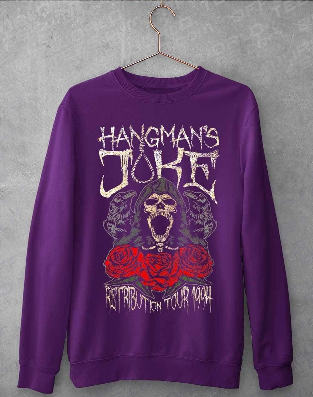 Hangman's Joke Retribution Tour 94 Sweatshirt S / Purple  - Off World Tees