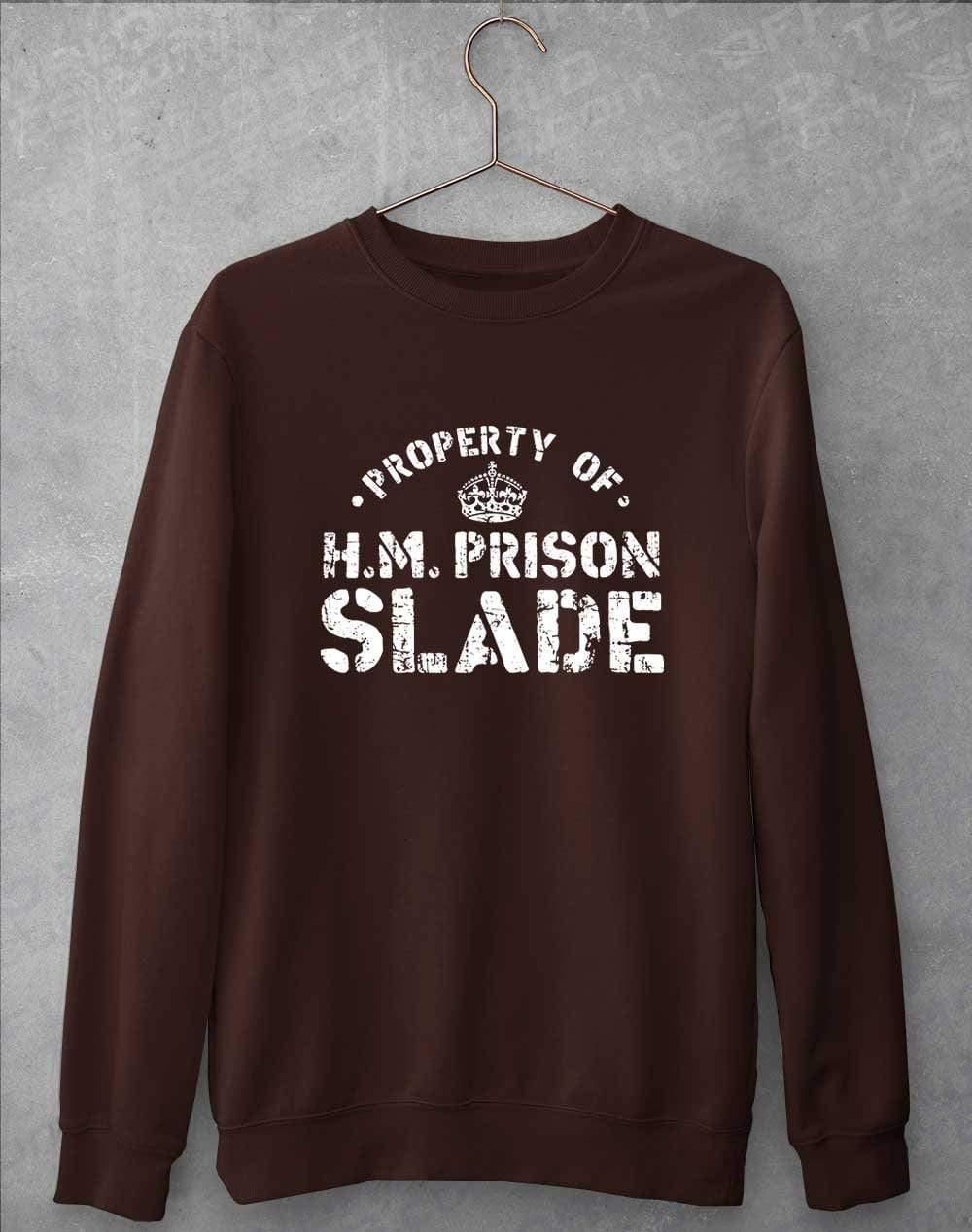HM Prison Slade Sweatshirt S / Hot Chocolate  - Off World Tees