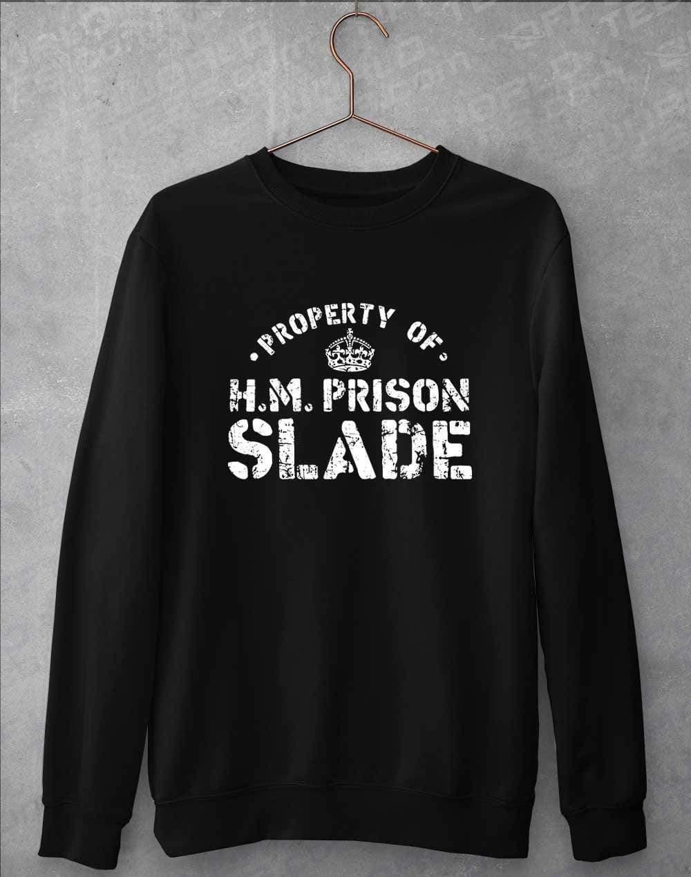 HM Prison Slade Sweatshirt S / Jet Black  - Off World Tees