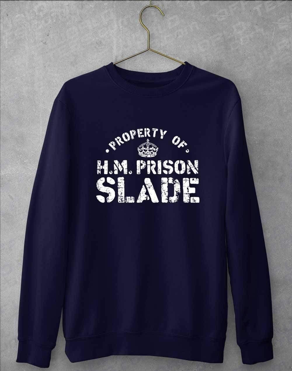 HM Prison Slade Sweatshirt S / Oxford Navy  - Off World Tees