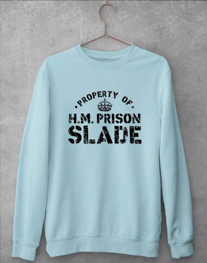 HM Prison Slade Sweatshirt S / Sky Blue  - Off World Tees