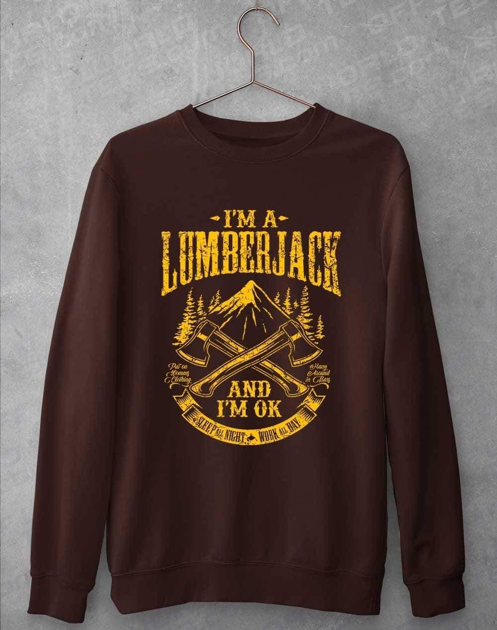 I'm a Lumberjack Sweatshirt S / Hot Chocolate  - Off World Tees
