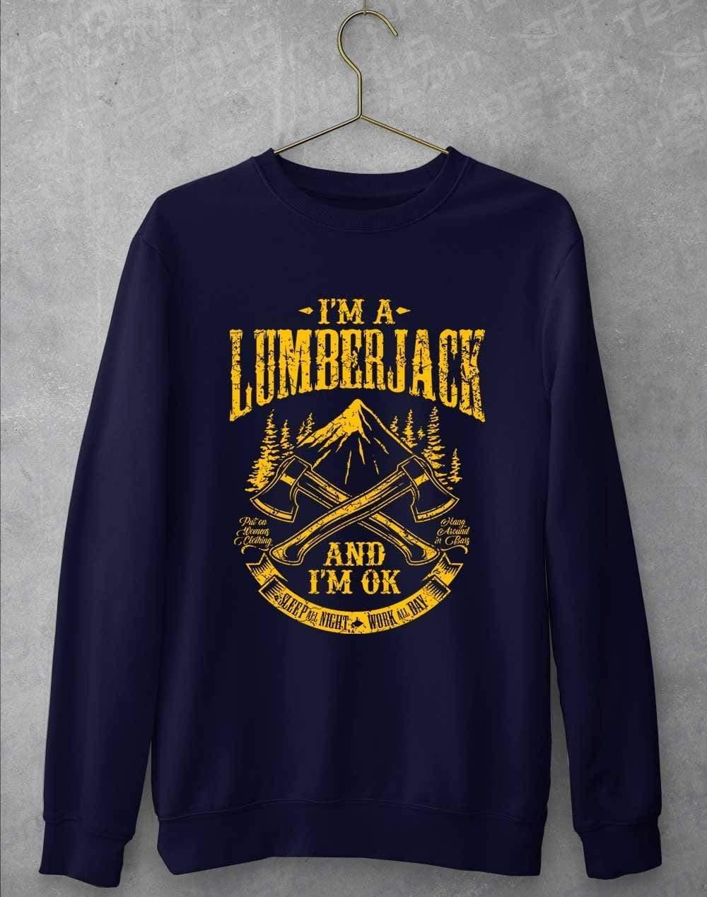 I'm a Lumberjack Sweatshirt S / Oxford Navy  - Off World Tees