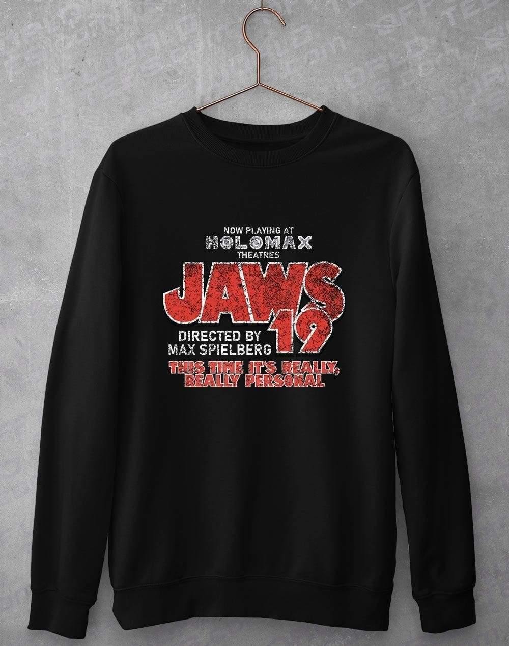 Jaws 19 Sweatshirt S / Black  - Off World Tees