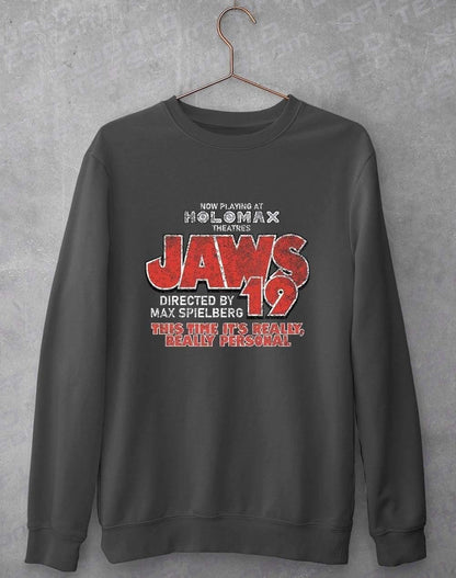 Jaws 19 Sweatshirt S / Charcoal  - Off World Tees