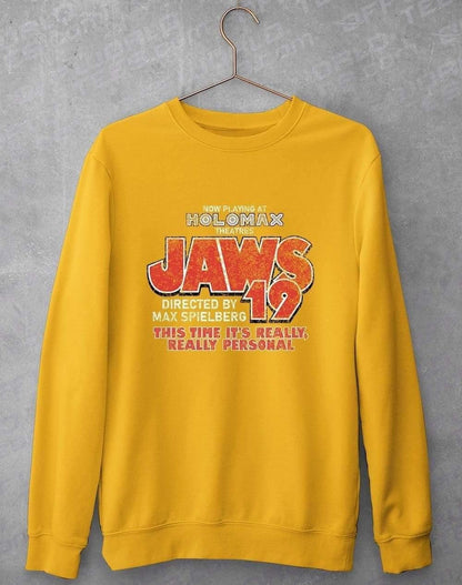 Jaws 19 Sweatshirt S / Gold  - Off World Tees