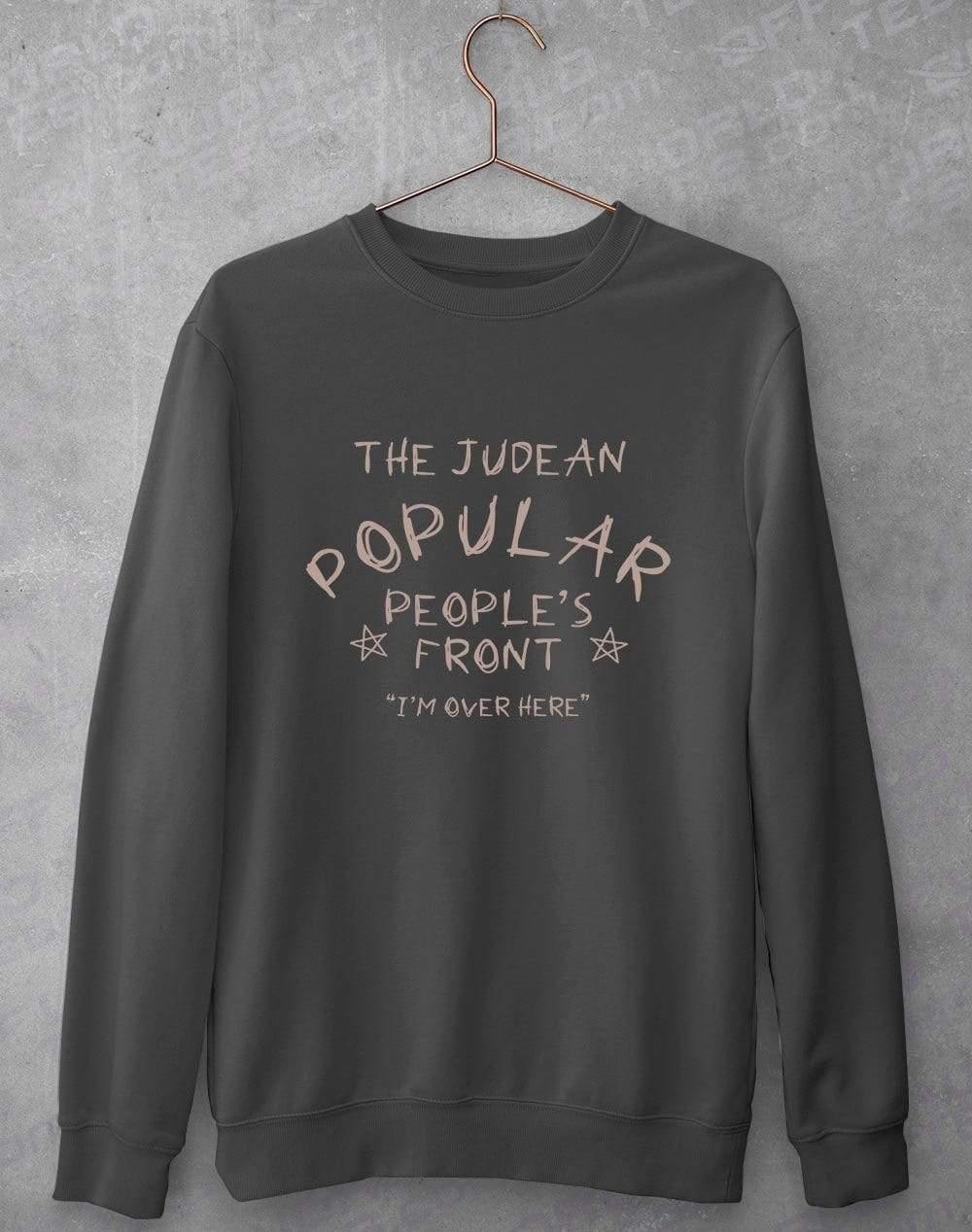 Judean Pupular Peoples Front Sweatshirt S / Charcoal  - Off World Tees