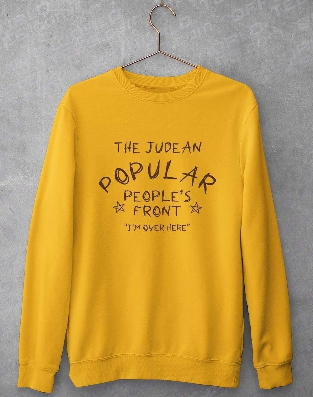 Judean Pupular Peoples Front Sweatshirt S / Gold  - Off World Tees