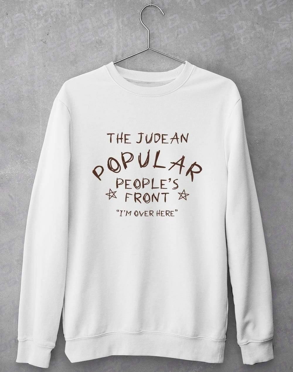 Judean Pupular Peoples Front Sweatshirt S / White  - Off World Tees