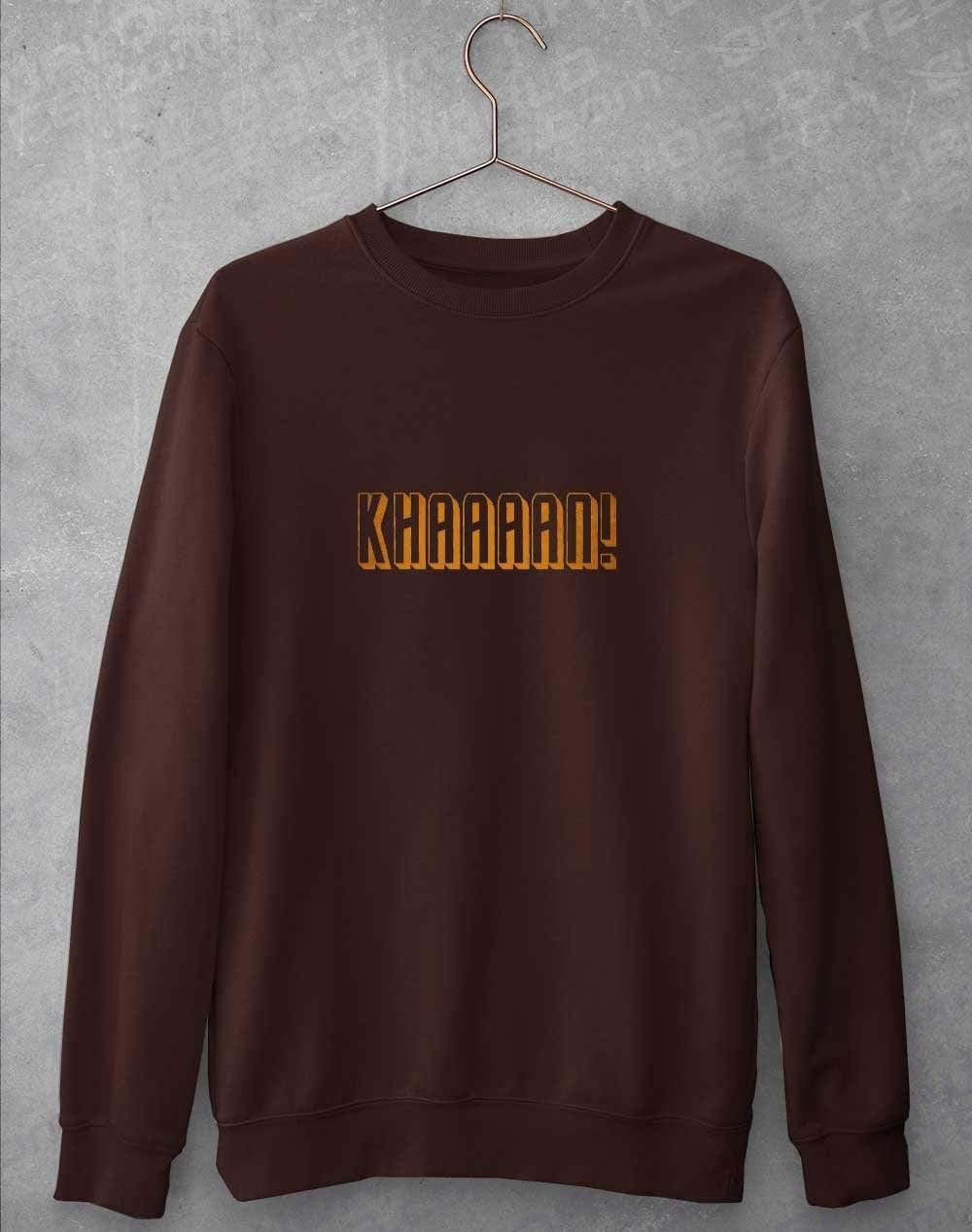 KHAAAAAN Sweatshirt S / Hot Chocolate  - Off World Tees