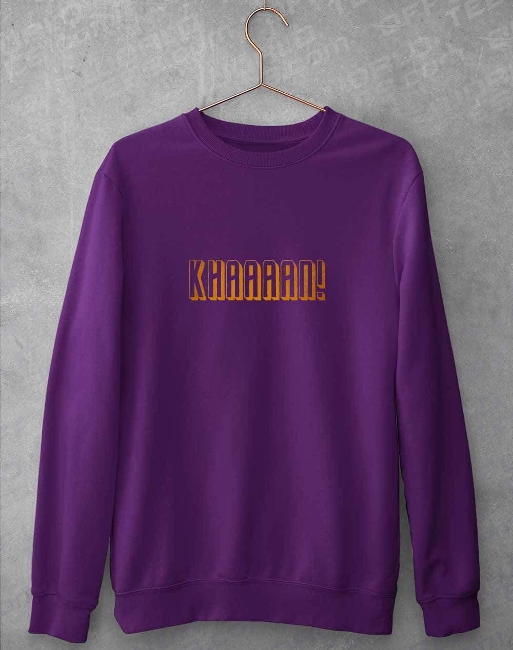 KHAAAAAN Sweatshirt S / Purple  - Off World Tees