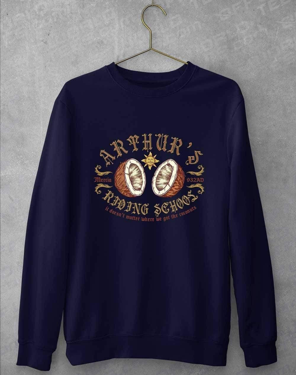 King Arthur's Riding School Sweatshirt S / Oxford Navy  - Off World Tees