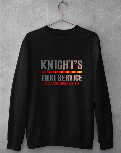 Knight's Taxi Sevice Sweatshirt S / Jet Black  - Off World Tees