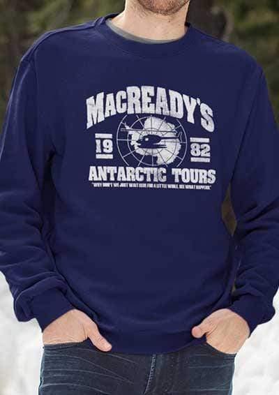 MacReady's Antarctic Tours 1982 Sweatshirt  - Off World Tees