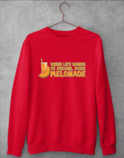 Make Melonade Sweatshirt S / Fire Red  - Off World Tees