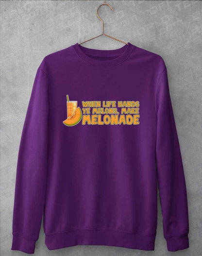 Make Melonade Sweatshirt S / Purple  - Off World Tees