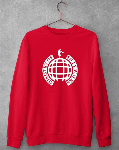 Ministry of Silly Walks Sweatshirt S / Fire Red  - Off World Tees