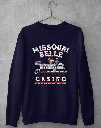 Missouri Belle Casino Sweatshirt S / Oxford Navy  - Off World Tees