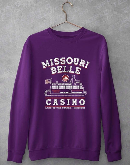 Missouri Belle Casino Sweatshirt S / Purple  - Off World Tees