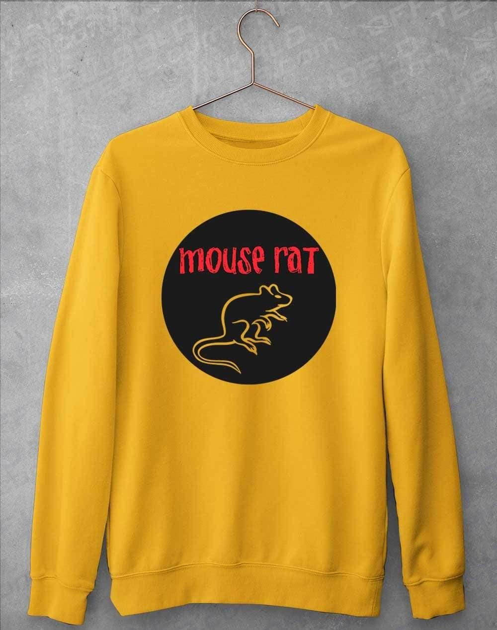 Mouse Rat Round Logo Sweatshirt S / Gold  - Off World Tees