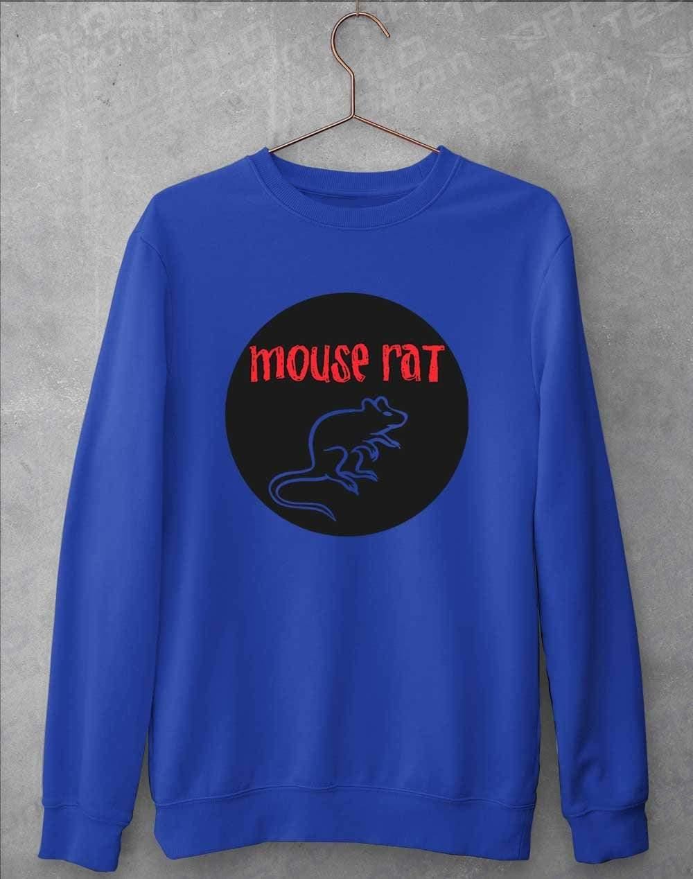 Mouse Rat Round Logo Sweatshirt S / Royal Blue  - Off World Tees