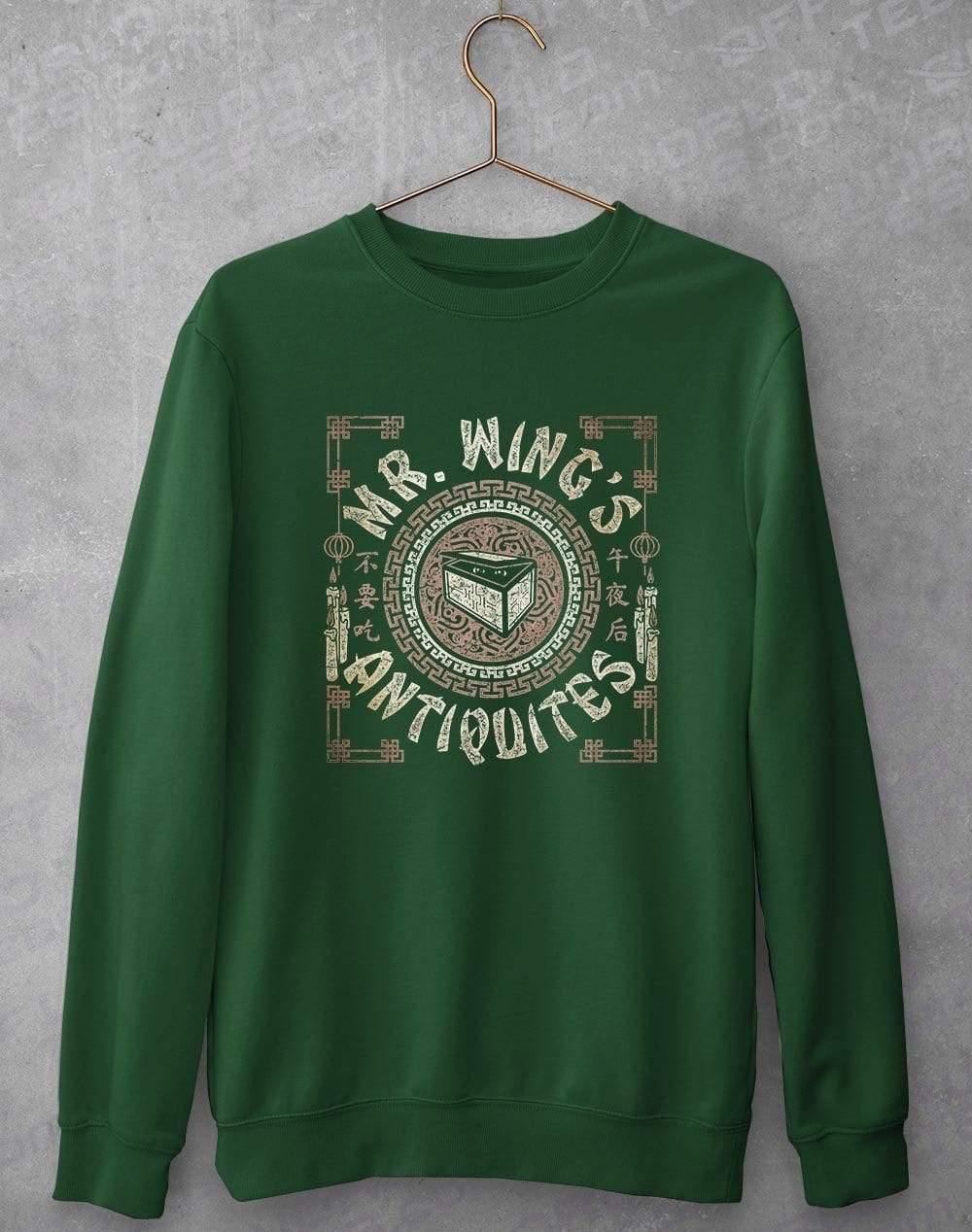 Mr Wings Antiquites Sweatshirt S / Bottle  - Off World Tees