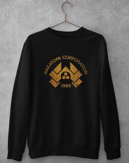 Nakatomi Corporation Sweatshirt S / Black  - Off World Tees