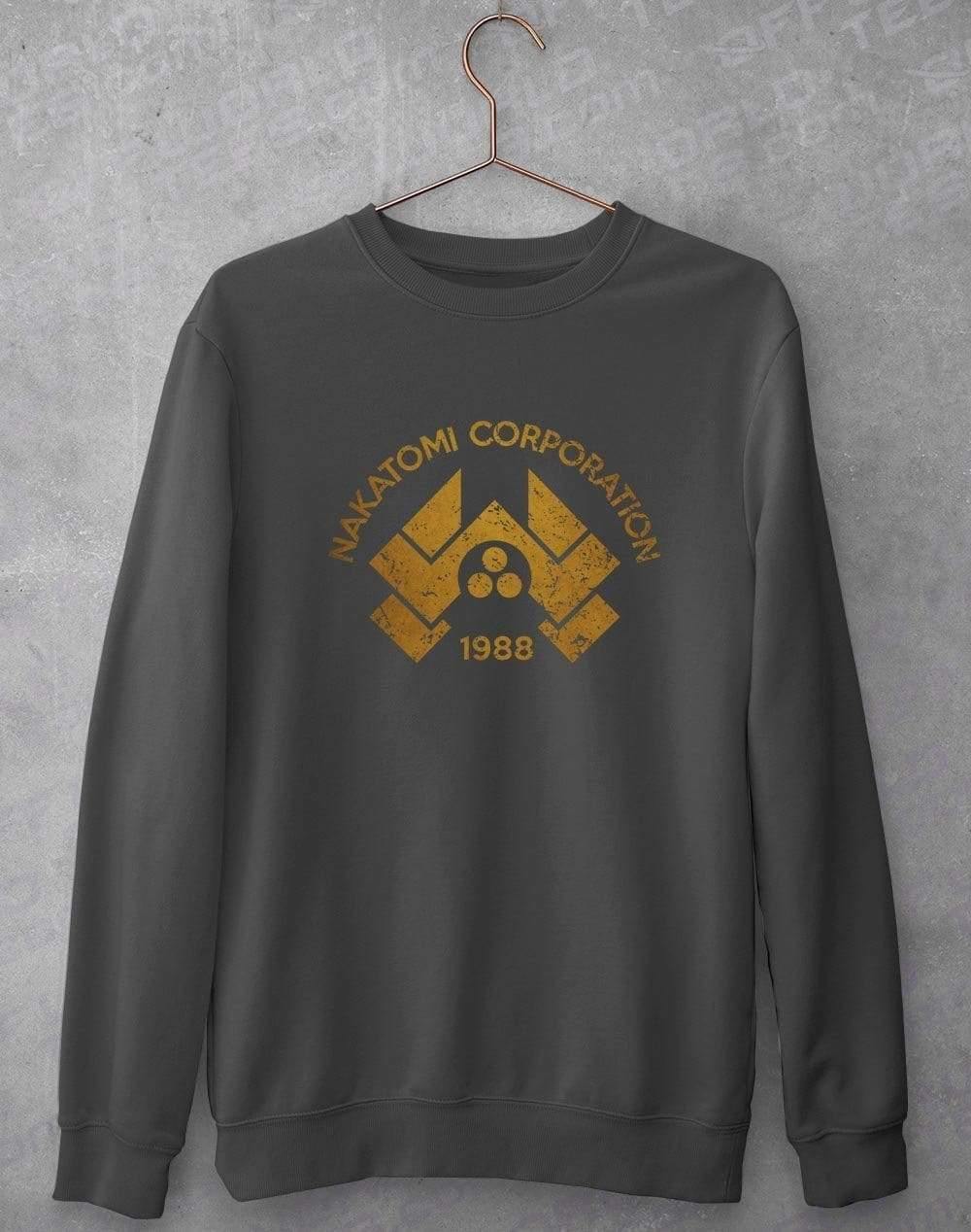 Nakatomi Corporation Sweatshirt S / Charcoal  - Off World Tees