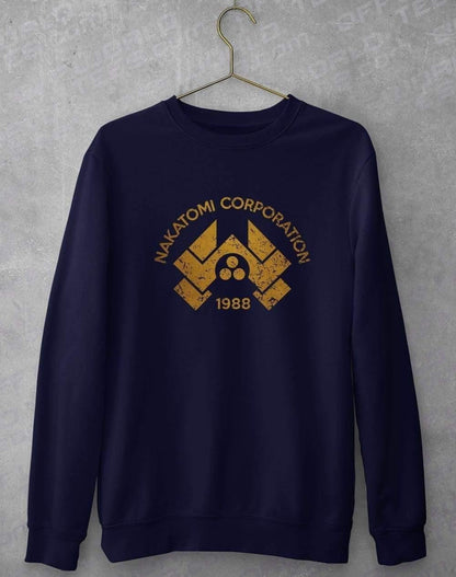 Nakatomi Corporation Sweatshirt S / Navy  - Off World Tees