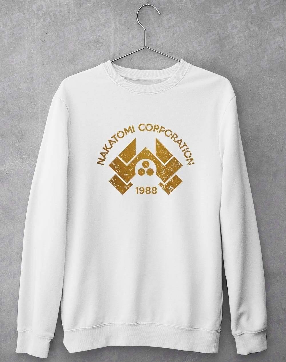 Nakatomi Corporation Sweatshirt S / White  - Off World Tees