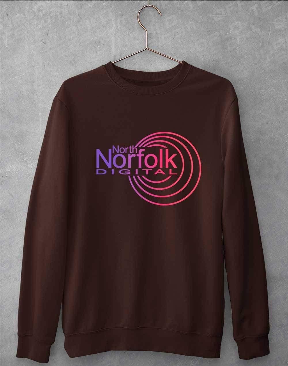 North Norfolk Digital Sweatshirt S / Hot Chocolate  - Off World Tees