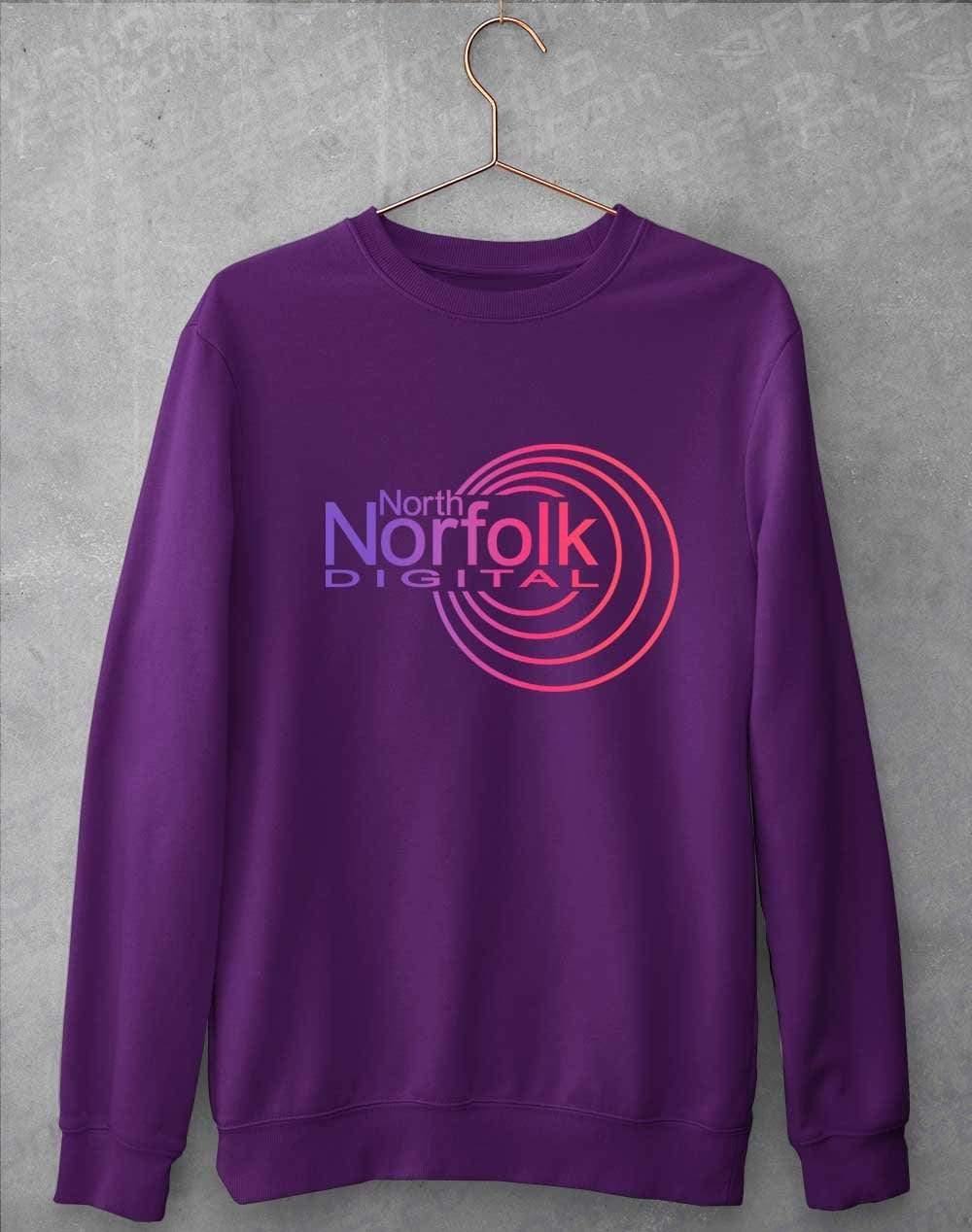 North Norfolk Digital Sweatshirt S / Purple  - Off World Tees